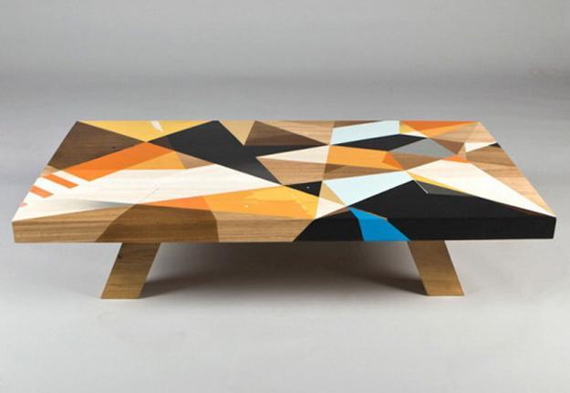 Graffiti coffee table